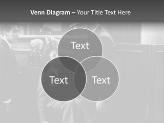 A Man Handing A Trophy To A Little Boy PowerPoint Template