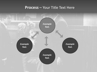 A Man Handing A Trophy To A Little Boy PowerPoint Template