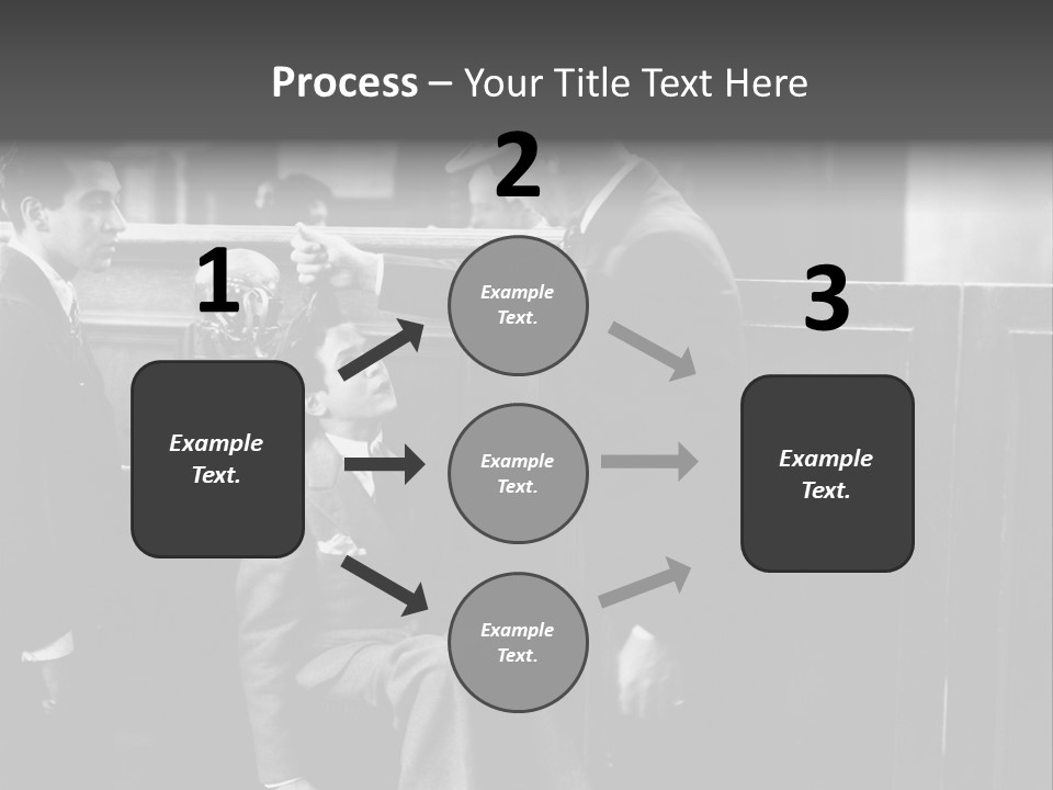 A Man Handing A Trophy To A Little Boy PowerPoint Template