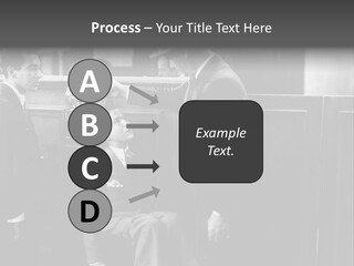 A Man Handing A Trophy To A Little Boy PowerPoint Template