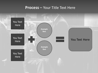 A Man Handing A Trophy To A Little Boy PowerPoint Template