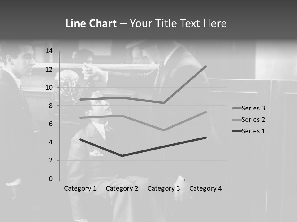 A Man Handing A Trophy To A Little Boy PowerPoint Template