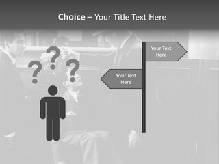 A Man Handing A Trophy To A Little Boy PowerPoint Template