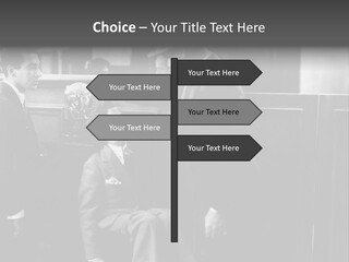 A Man Handing A Trophy To A Little Boy PowerPoint Template