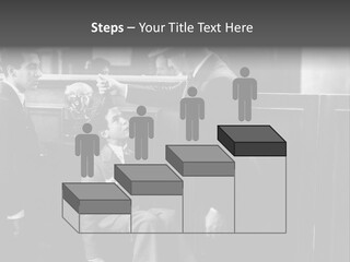 A Man Handing A Trophy To A Little Boy PowerPoint Template