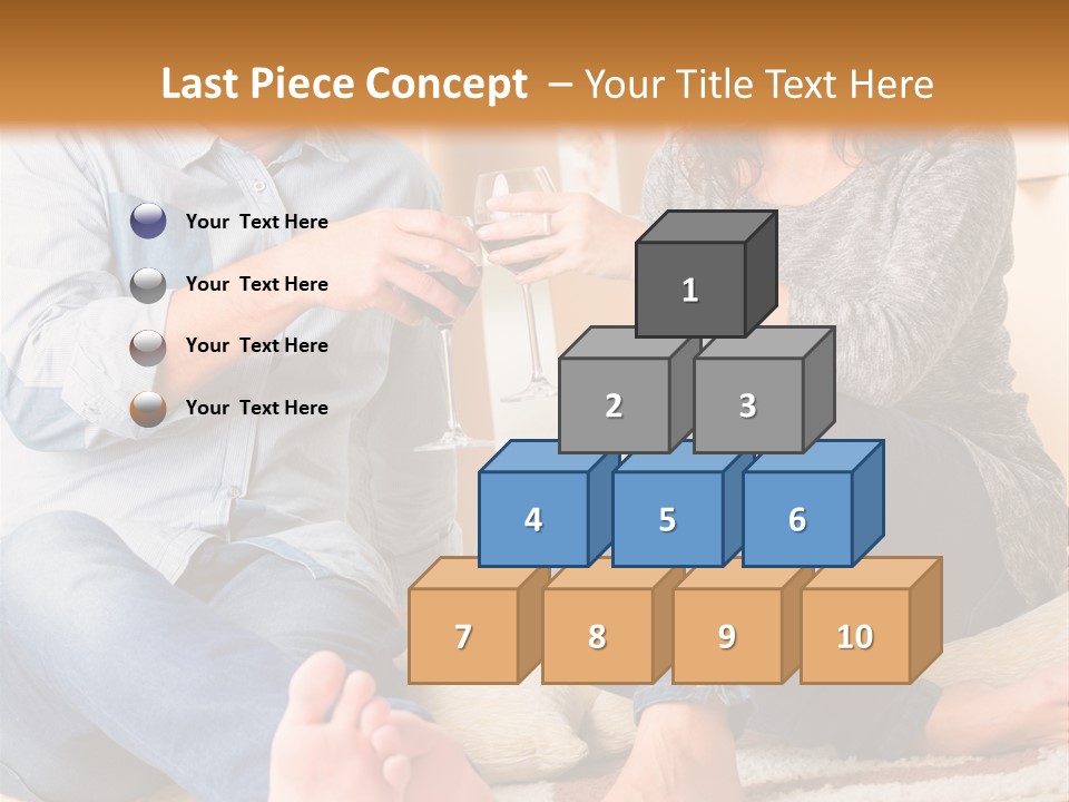 A Man And A Woman Sitting On The Floor With Boxes In The Background PowerPoint Template