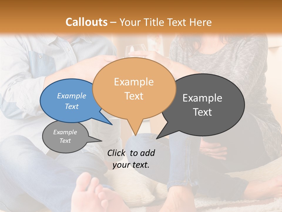A Man And A Woman Sitting On The Floor With Boxes In The Background PowerPoint Template