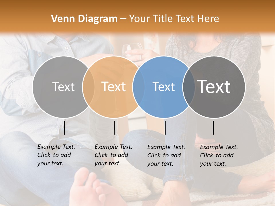 A Man And A Woman Sitting On The Floor With Boxes In The Background PowerPoint Template