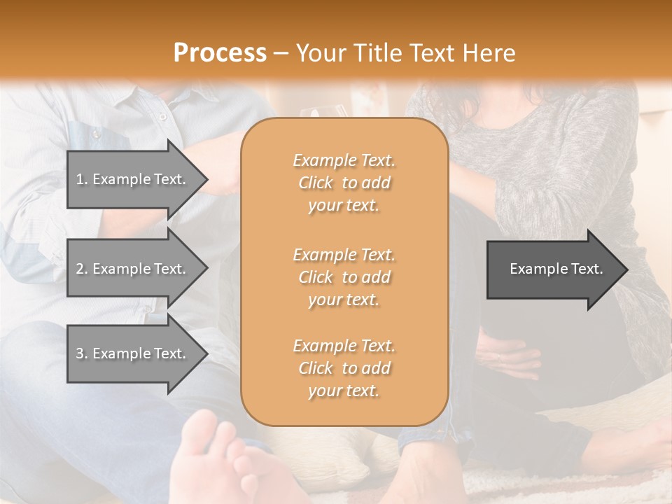A Man And A Woman Sitting On The Floor With Boxes In The Background PowerPoint Template