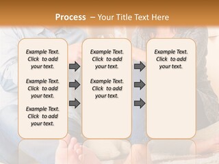 A Man And A Woman Sitting On The Floor With Boxes In The Background PowerPoint Template