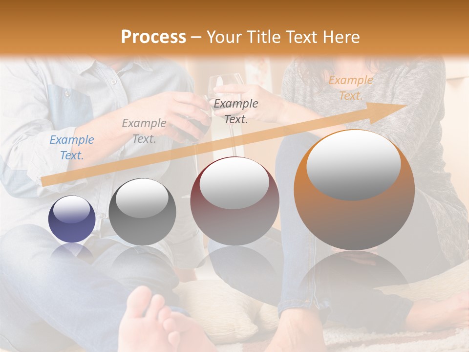 A Man And A Woman Sitting On The Floor With Boxes In The Background PowerPoint Template