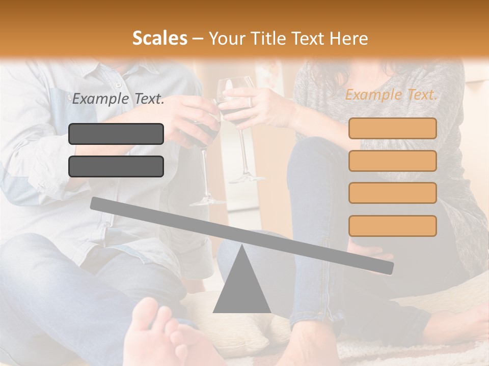 A Man And A Woman Sitting On The Floor With Boxes In The Background PowerPoint Template
