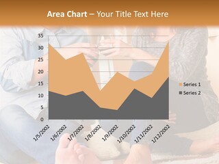 A Man And A Woman Sitting On The Floor With Boxes In The Background PowerPoint Template