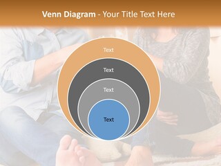 A Man And A Woman Sitting On The Floor With Boxes In The Background PowerPoint Template