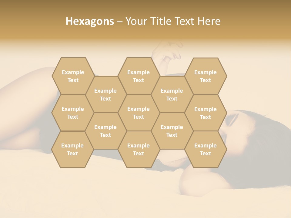 A Woman In Lingerie Smoking A Cigarette PowerPoint Template