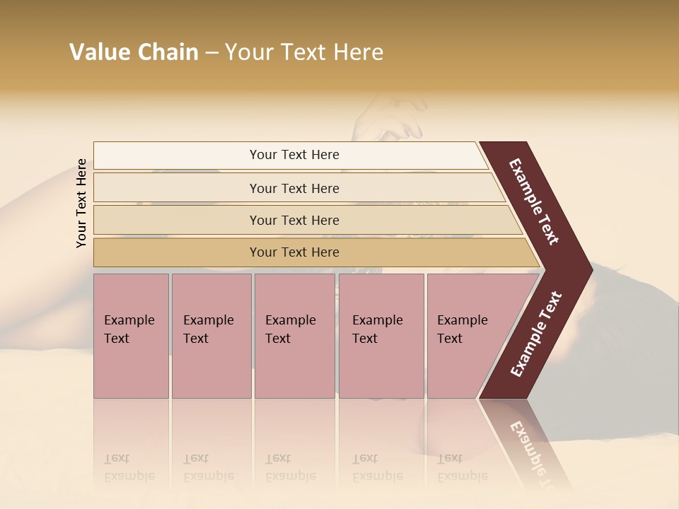 A Woman In Lingerie Smoking A Cigarette PowerPoint Template