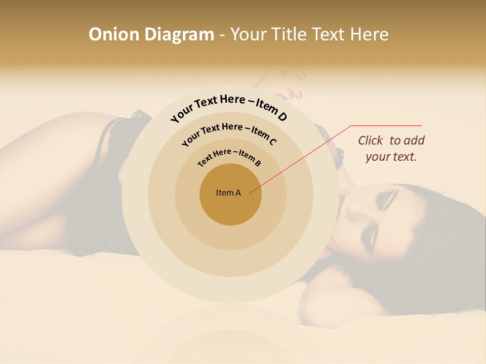 A Woman In Lingerie Smoking A Cigarette PowerPoint Template