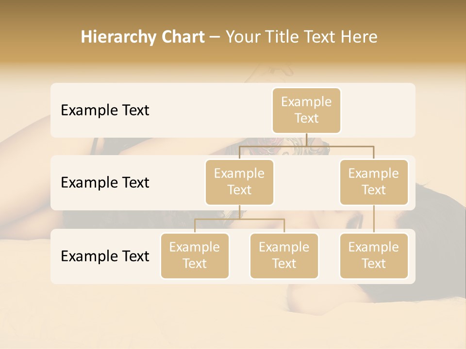 A Woman In Lingerie Smoking A Cigarette PowerPoint Template