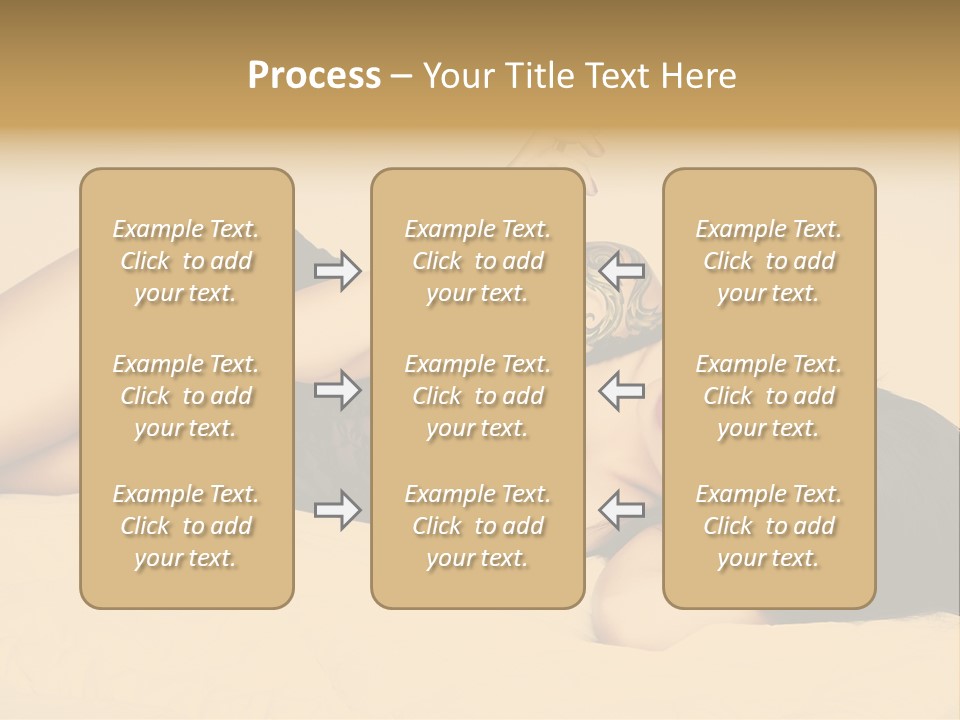 A Woman In Lingerie Smoking A Cigarette PowerPoint Template