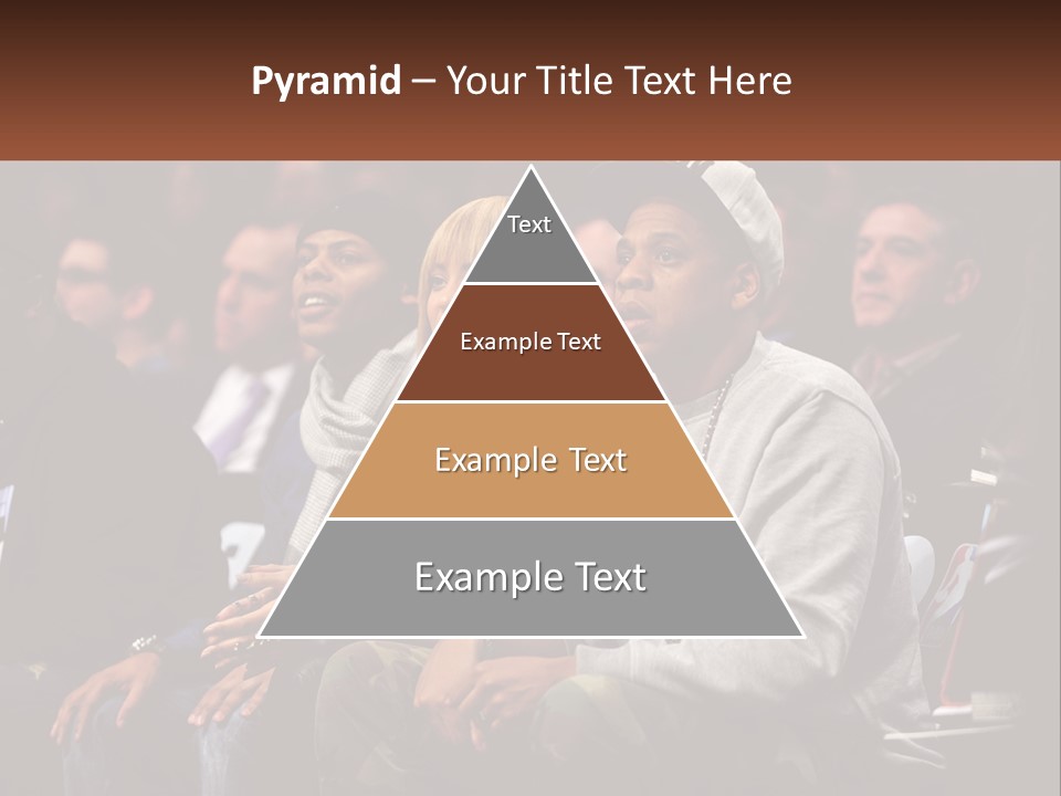 A Group Of People Sitting Next To Each Other PowerPoint Template