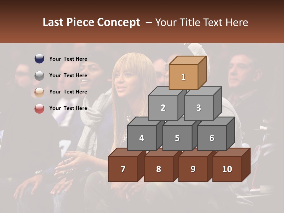 A Group Of People Sitting Next To Each Other PowerPoint Template