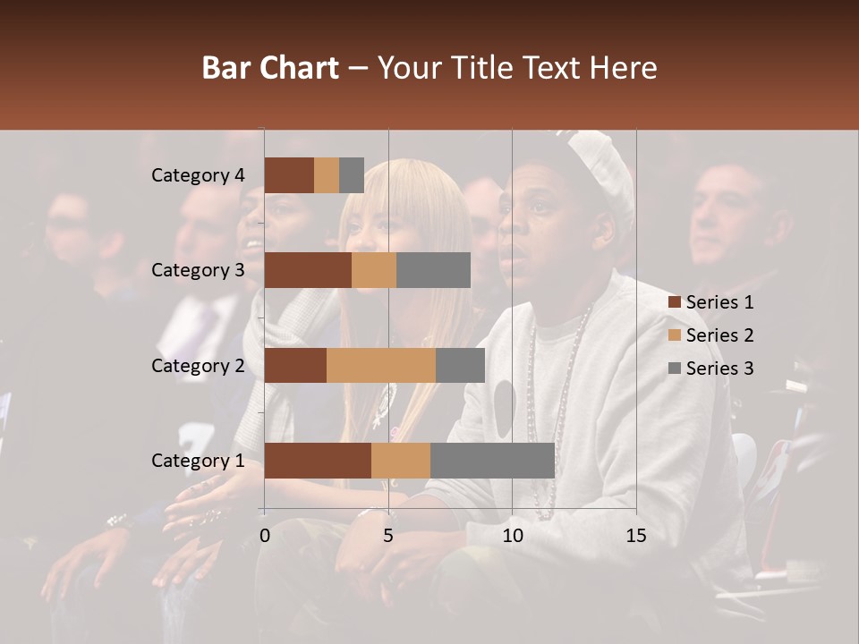 A Group Of People Sitting Next To Each Other PowerPoint Template