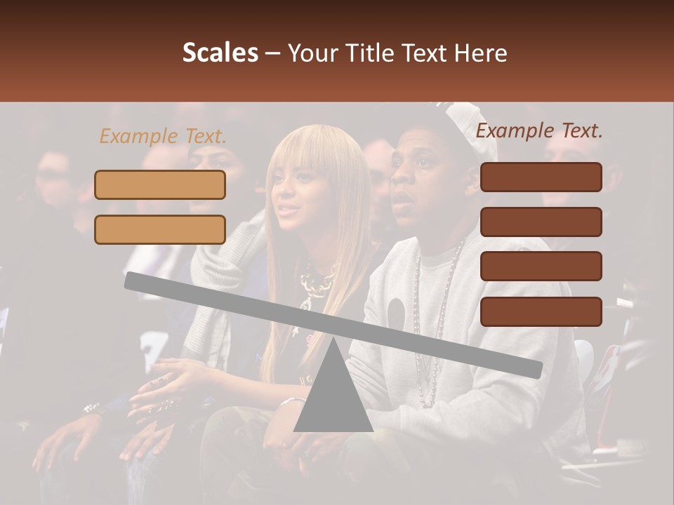 A Group Of People Sitting Next To Each Other PowerPoint Template