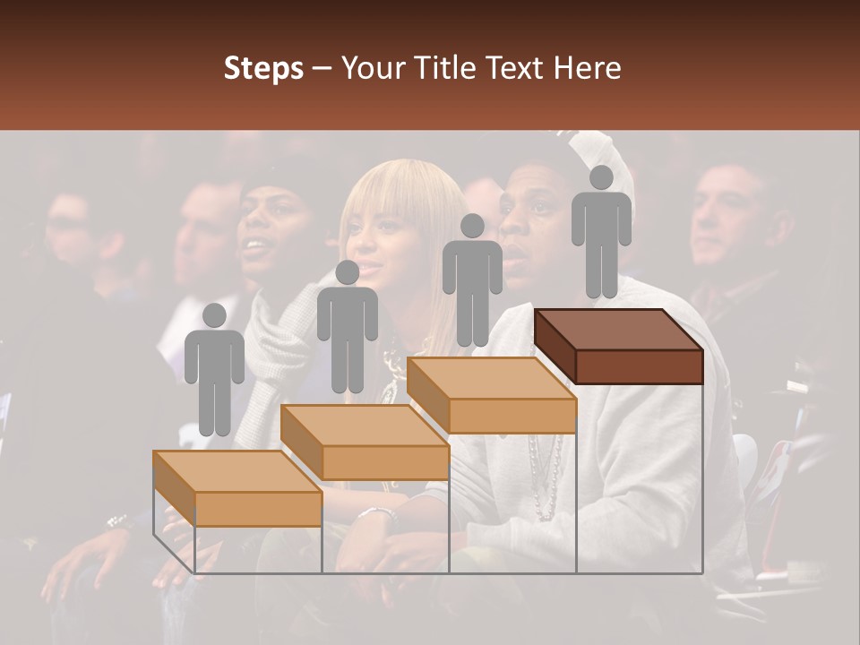 A Group Of People Sitting Next To Each Other PowerPoint Template