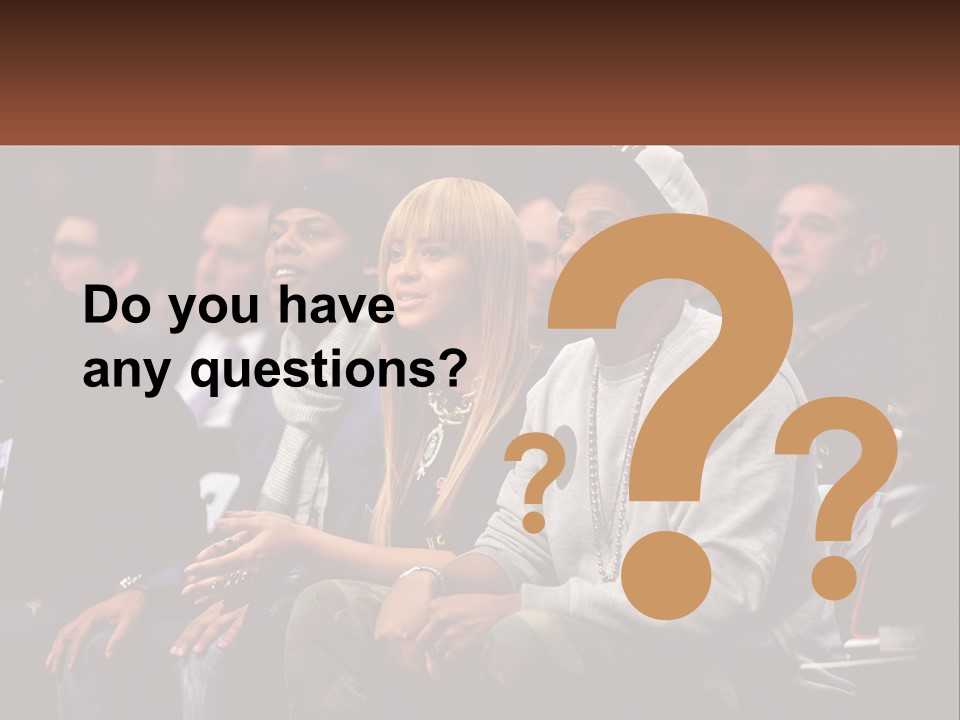 A Group Of People Sitting Next To Each Other PowerPoint Template