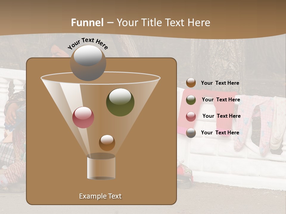 A Woman Sitting On A Bench With A Child PowerPoint Template