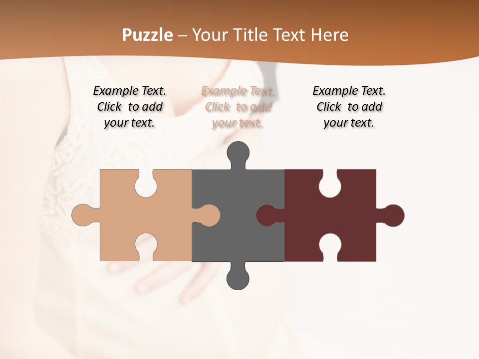 A Pregnant Woman Sitting Down With Her Stomach Exposed PowerPoint Template