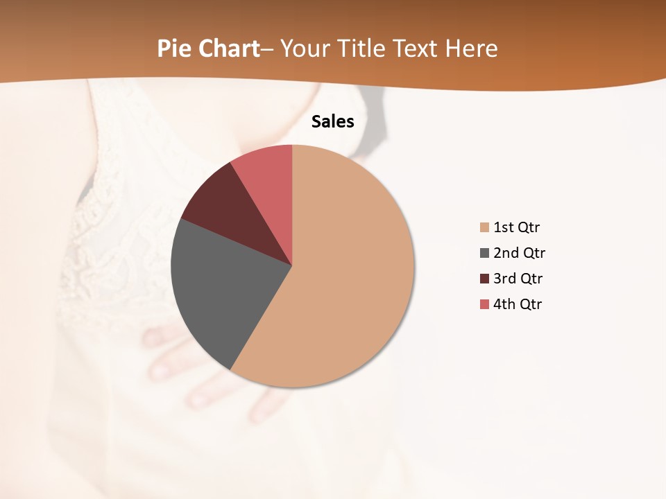 A Pregnant Woman Sitting Down With Her Stomach Exposed PowerPoint Template