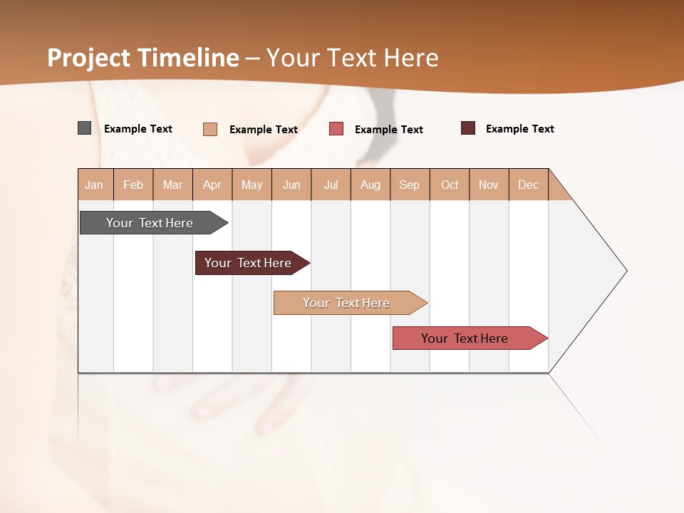 A Pregnant Woman Sitting Down With Her Stomach Exposed PowerPoint Template