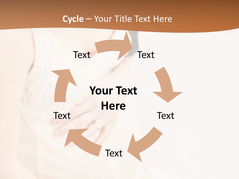 A Pregnant Woman Sitting Down With Her Stomach Exposed PowerPoint Template