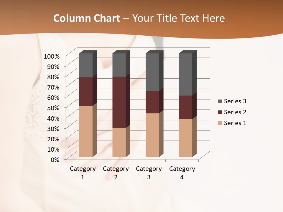 A Pregnant Woman Sitting Down With Her Stomach Exposed PowerPoint Template