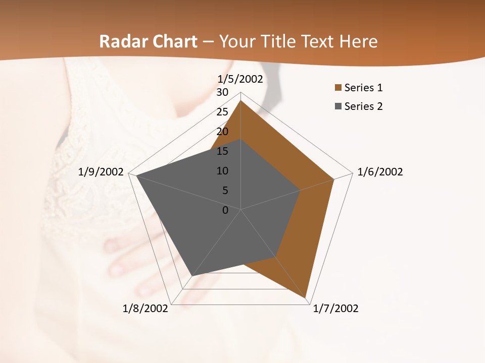 A Pregnant Woman Sitting Down With Her Stomach Exposed PowerPoint Template