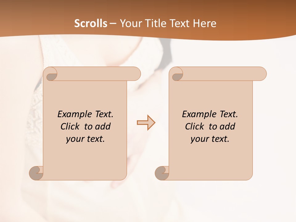 A Pregnant Woman Sitting Down With Her Stomach Exposed PowerPoint Template