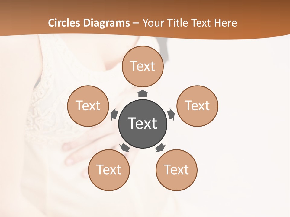 A Pregnant Woman Sitting Down With Her Stomach Exposed PowerPoint Template