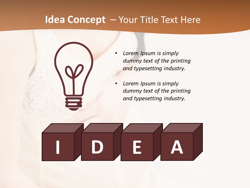 A Pregnant Woman Sitting Down With Her Stomach Exposed PowerPoint Template