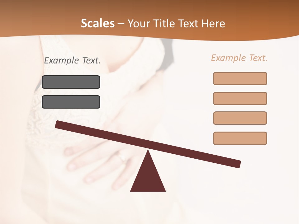 A Pregnant Woman Sitting Down With Her Stomach Exposed PowerPoint Template