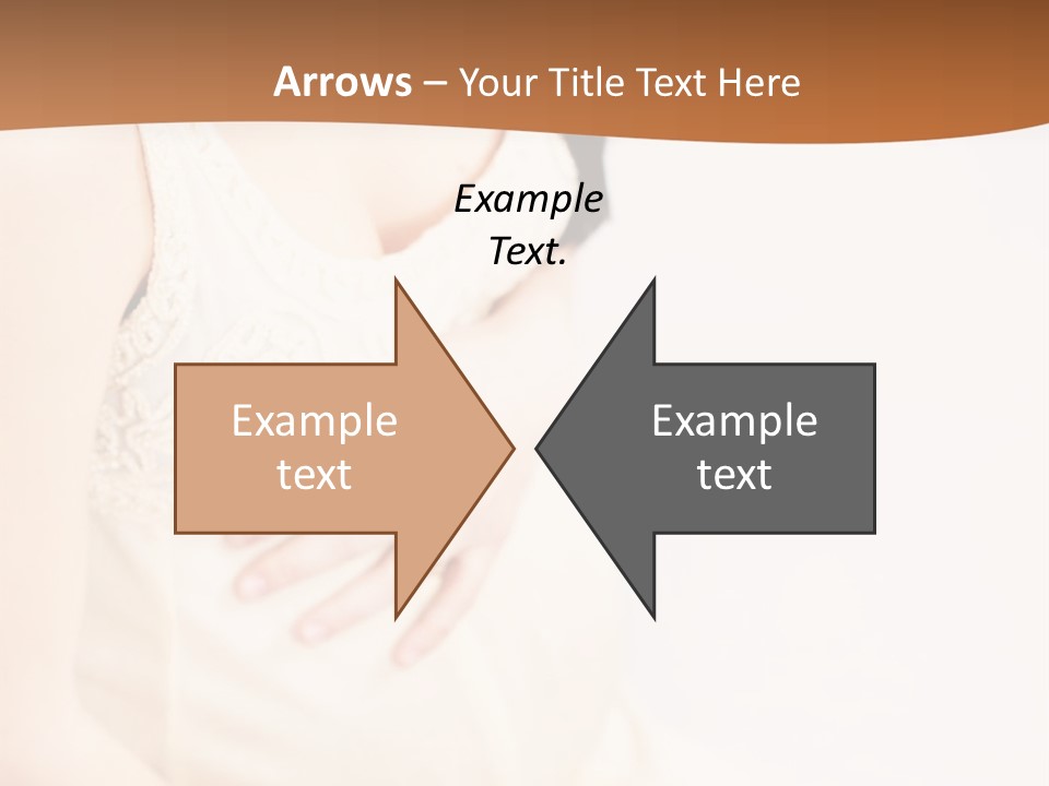 A Pregnant Woman Sitting Down With Her Stomach Exposed PowerPoint Template