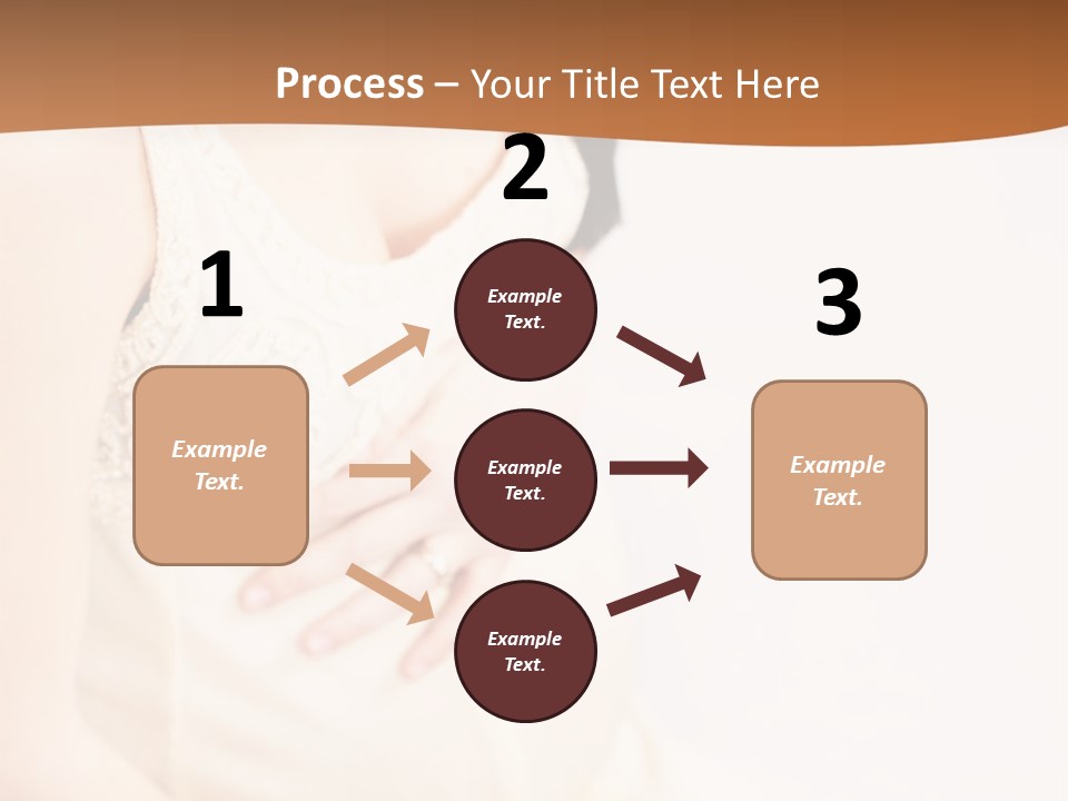 A Pregnant Woman Sitting Down With Her Stomach Exposed PowerPoint Template