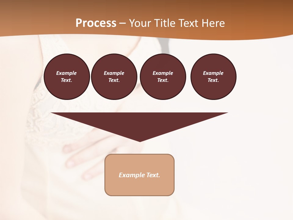 A Pregnant Woman Sitting Down With Her Stomach Exposed PowerPoint Template