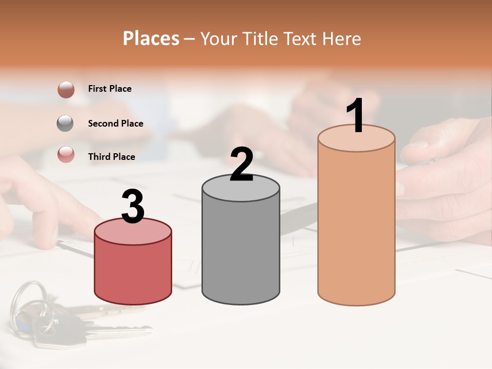 A Group Of People Sitting At A Table With A Pen And Paper PowerPoint Template