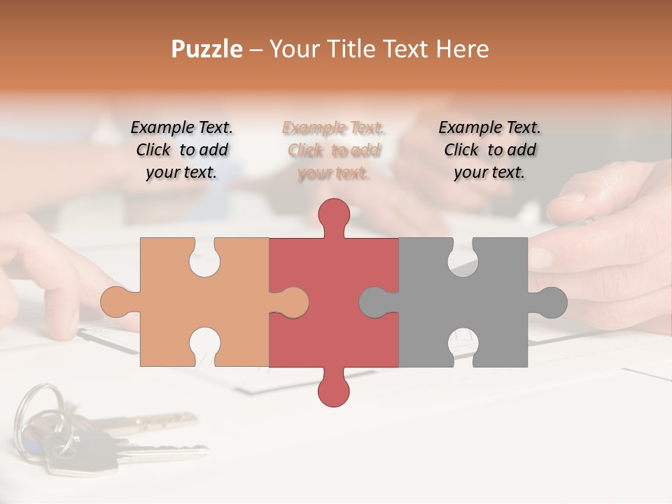 A Group Of People Sitting At A Table With A Pen And Paper PowerPoint Template