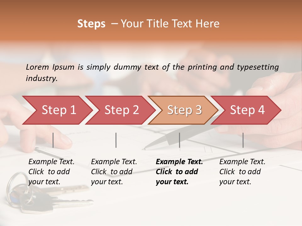A Group Of People Sitting At A Table With A Pen And Paper PowerPoint Template
