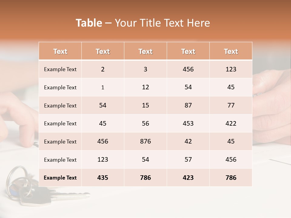 A Group Of People Sitting At A Table With A Pen And Paper PowerPoint Template