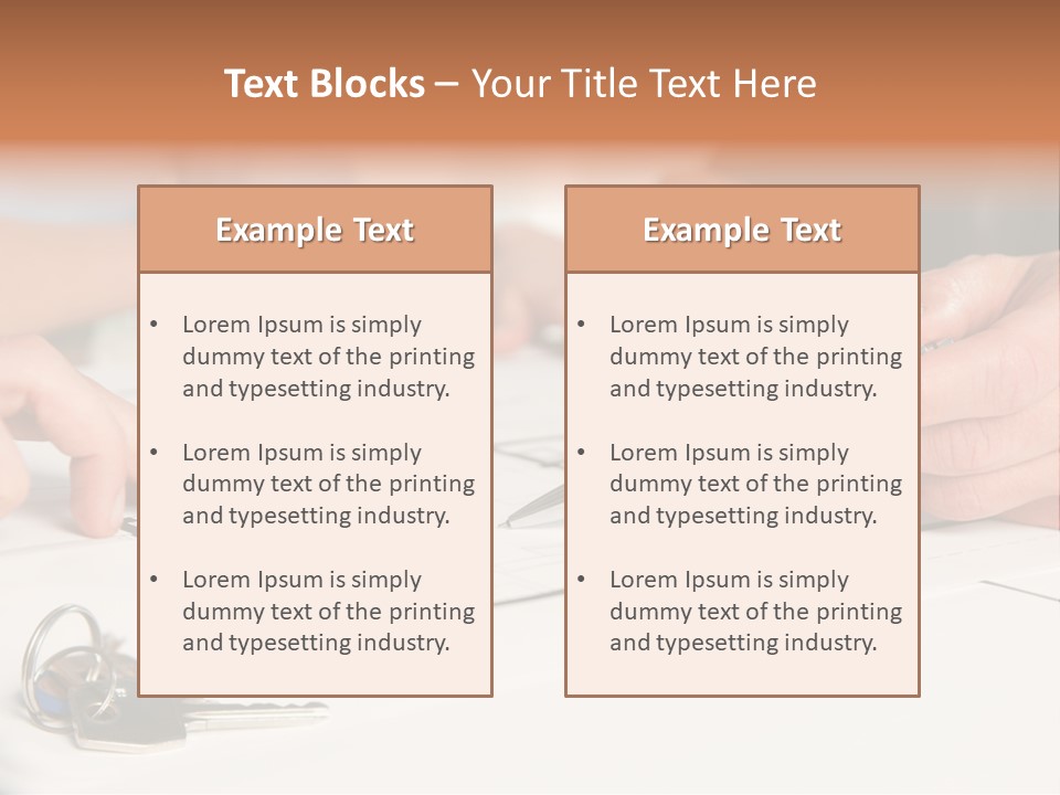 A Group Of People Sitting At A Table With A Pen And Paper PowerPoint Template