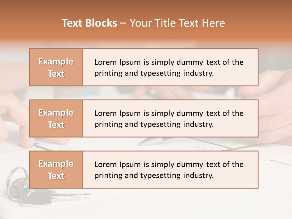 A Group Of People Sitting At A Table With A Pen And Paper PowerPoint Template