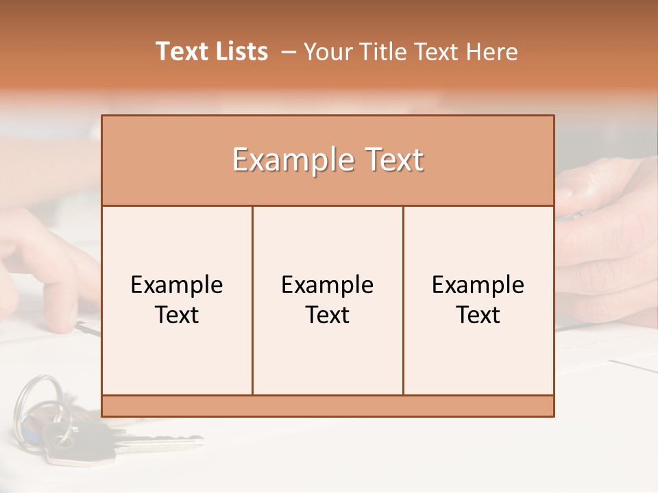 A Group Of People Sitting At A Table With A Pen And Paper PowerPoint Template